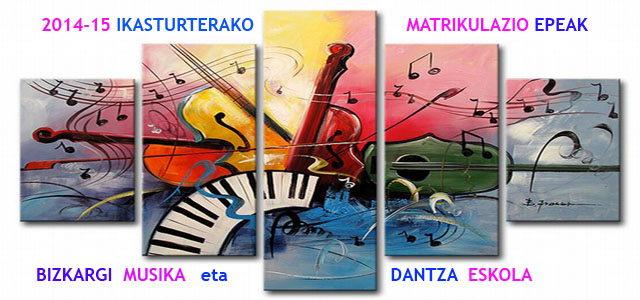 2014-15 Ikasturterako matrikulazio epeak