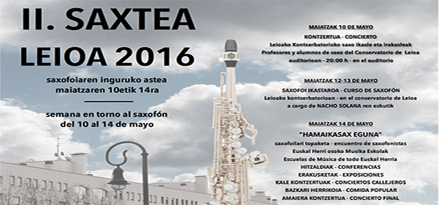 II SAXTEA LEIOA 2016