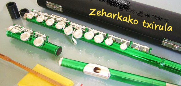 Zeharkako txirularen aurkezpena