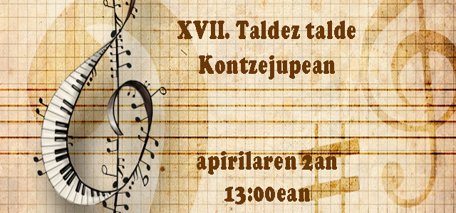 TALDEZ TALDE KONTZEJUPEAN XVII.Edizioa: Gazteen orkestra eta Herriko Musika Banda