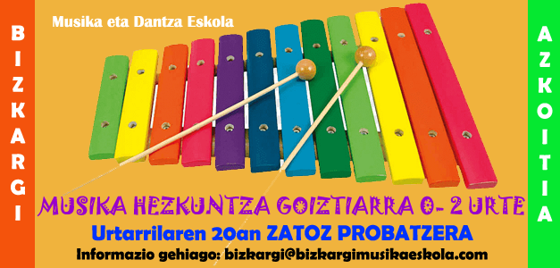 Urtarrilaren 20an, ZATOZ PROBATZERA!!!