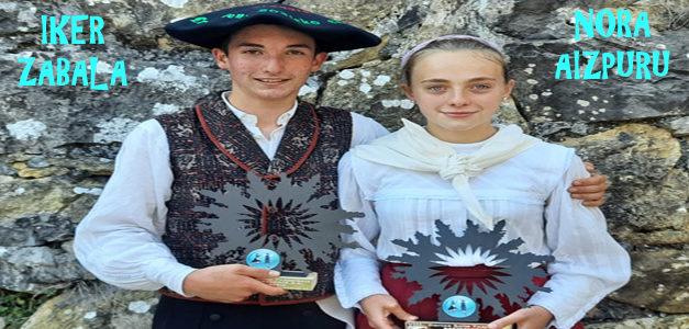 Nora Aizpuru eta Iker Zabala bikotea Txapeldun Errezilen
