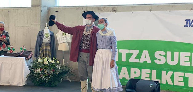 Laura Bastida-Ekain Uzkudun Maruri-Jatabeko XXIII. Dantza Suelto Txapelketa irabazi dute