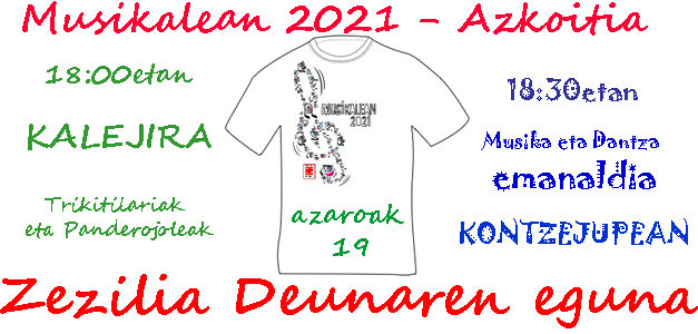Musikalean 2021-Zezilia Deunaren eguna
