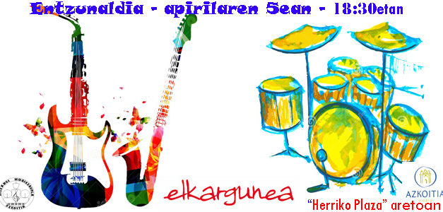 Gitarrako eta Saxofoiko ikasleen Entzunaldia Elkarguneko “Herriko Plaza ” aretoan