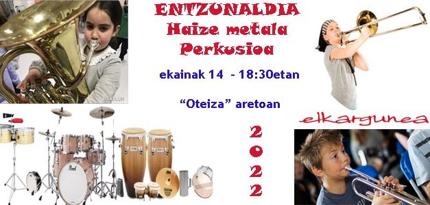 Entzunaldia: Haize metaleko eta Perkusioko ikasleak