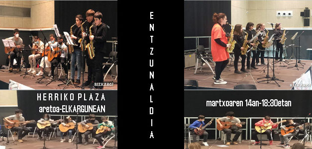 Martxoak 14, asteartea, Entzunaldia Elkarguneko “Herriko Plaza” aretoan