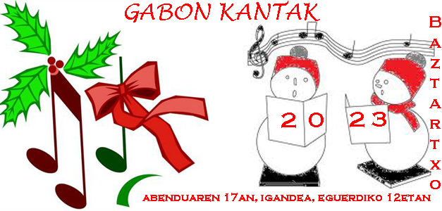 Abenduak 17 – GABON KANTAK Baztartxo Antzokian