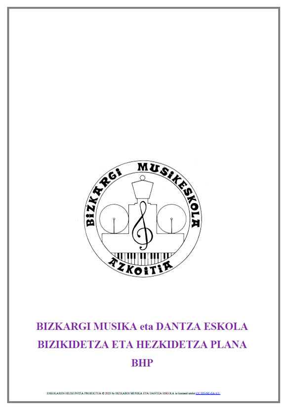 BIZIKIDETZA HEZKIDETZA PLANA