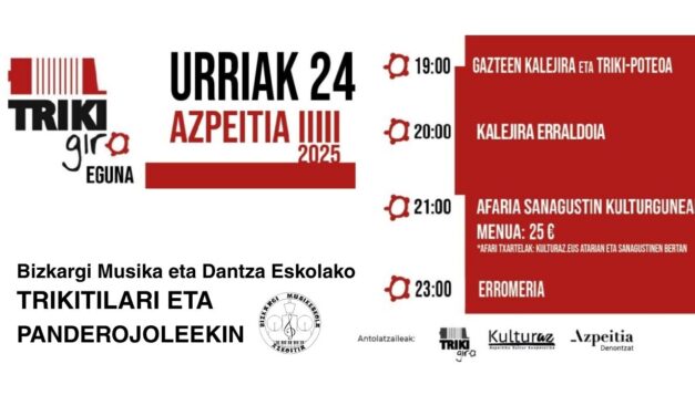 Trikigiro eguna Azpeitian