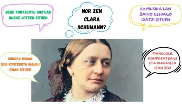 EMAKUMEAK MUSIKAN – CLARA SCHUMANN
