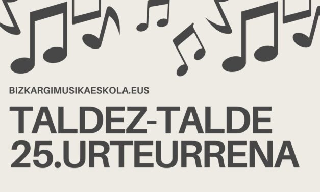 TALDEZ-TALDE 25. URTEURRENA