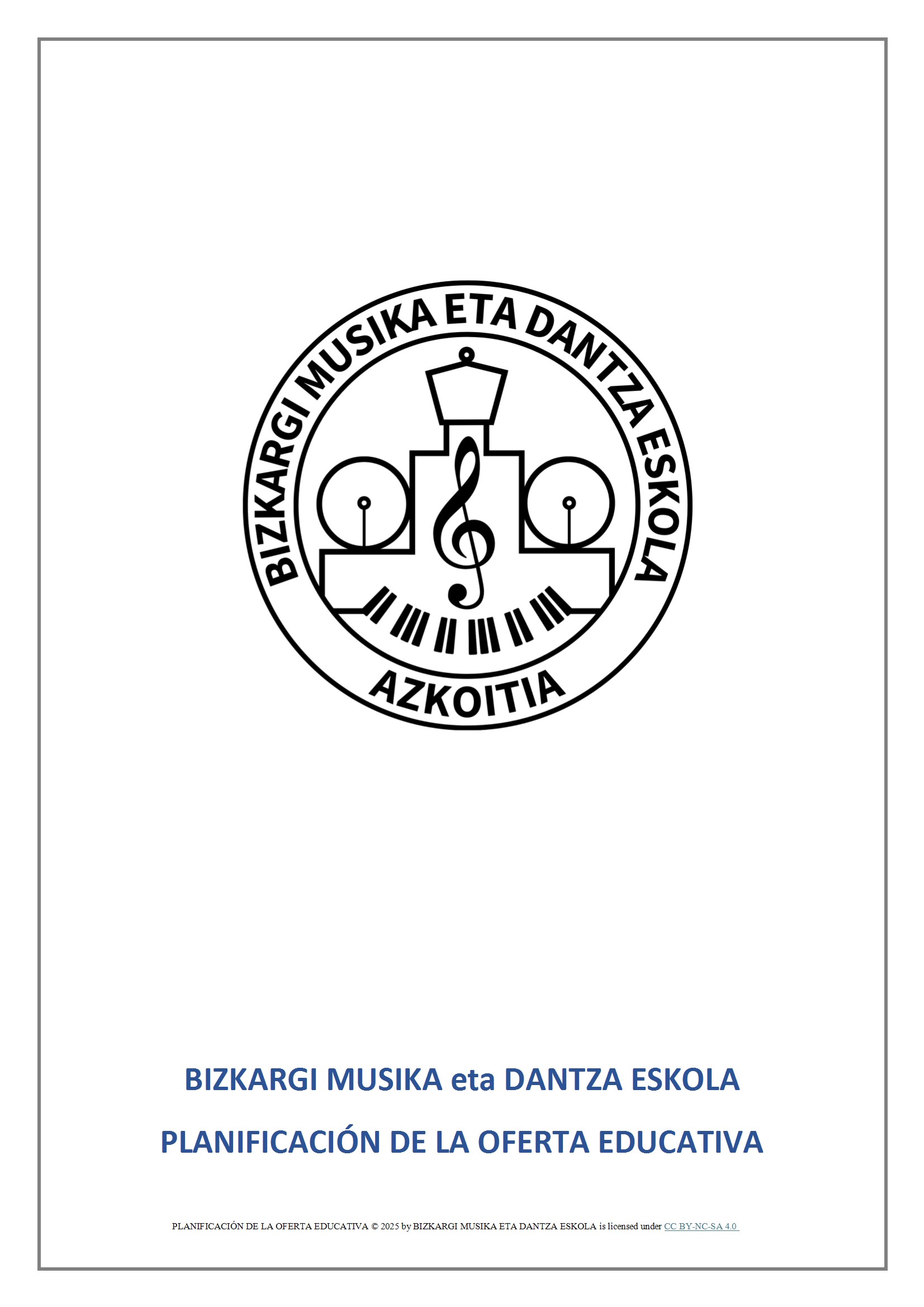 PLANIFICACIÓN OFERTA EDUCATIVA