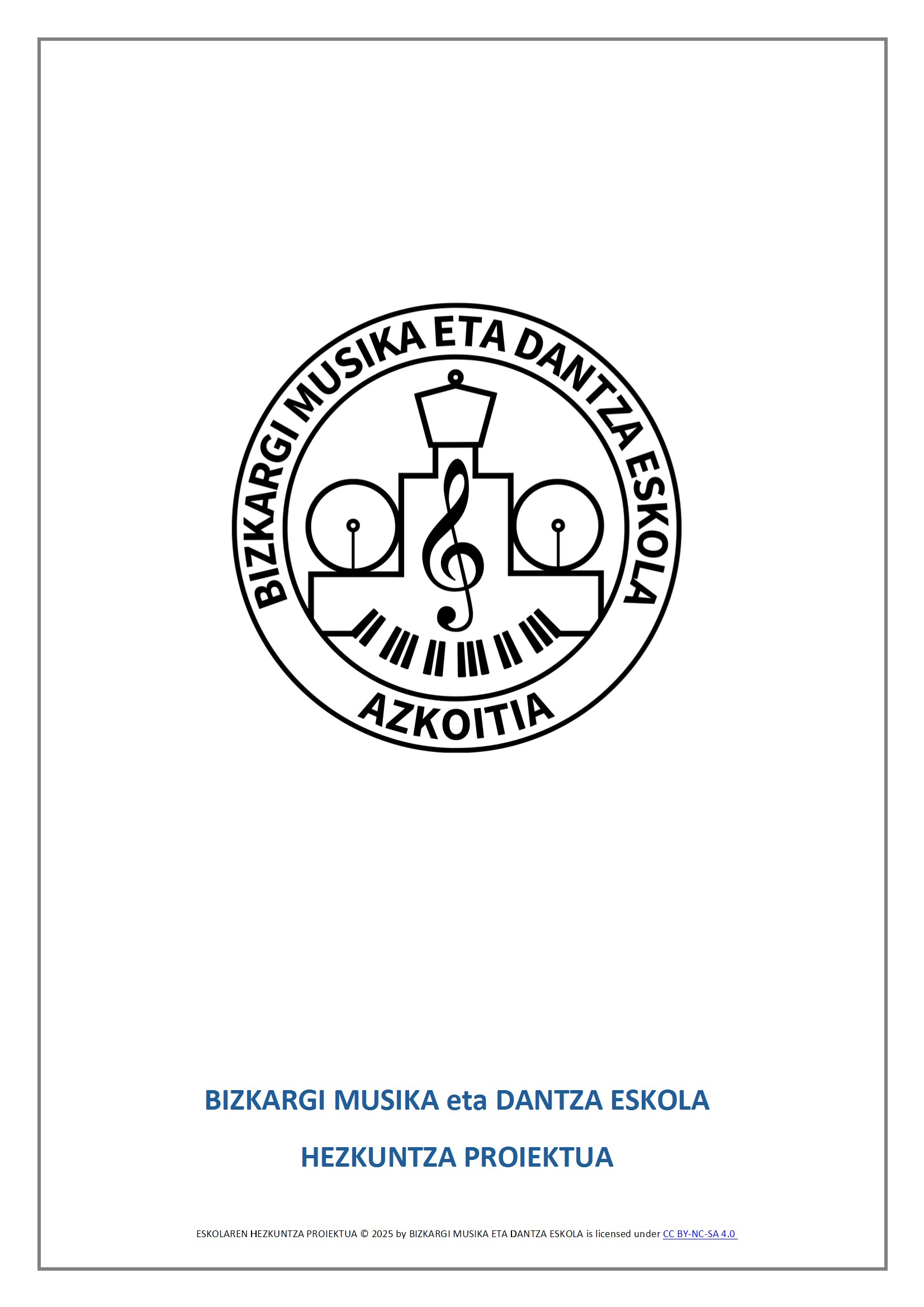 HEZKUNTZA PROIEKTUA