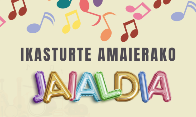IKASTURTE AMAIERAKO JAIALDIA