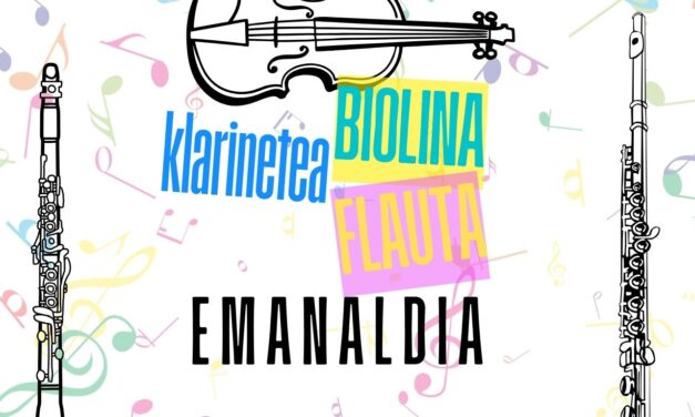 FLAUTA, BIOLIN ETA KLARINETE EMANALDIA